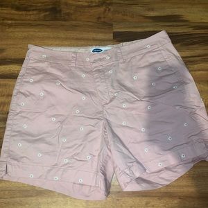 Old navy pink daisy shorts